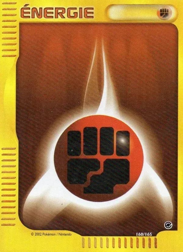 Énergie Combat — Expedition 160 French Pokémon card