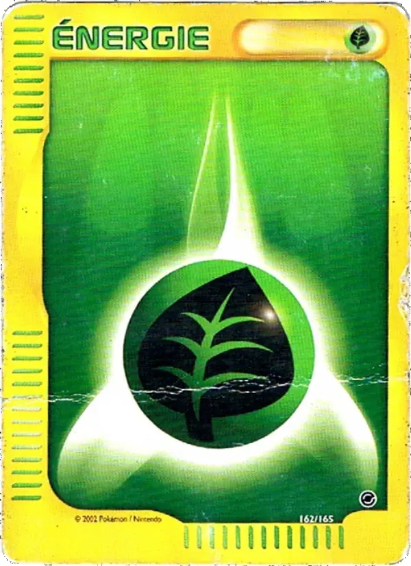 Énergie Plante — Expedition 162 French Pokémon card