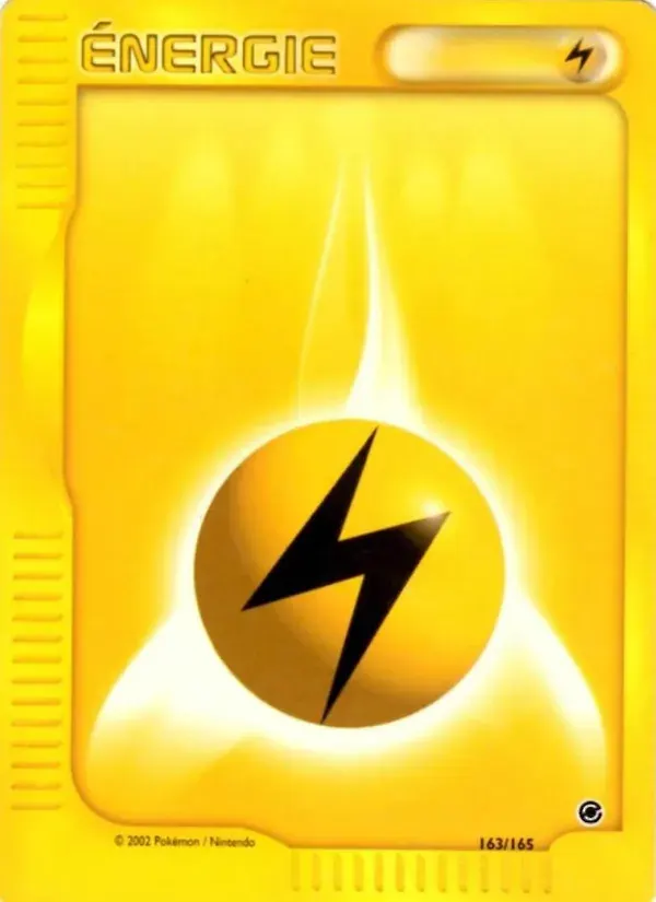 Énergie Électrique — Expedition 163 French Pokémon card