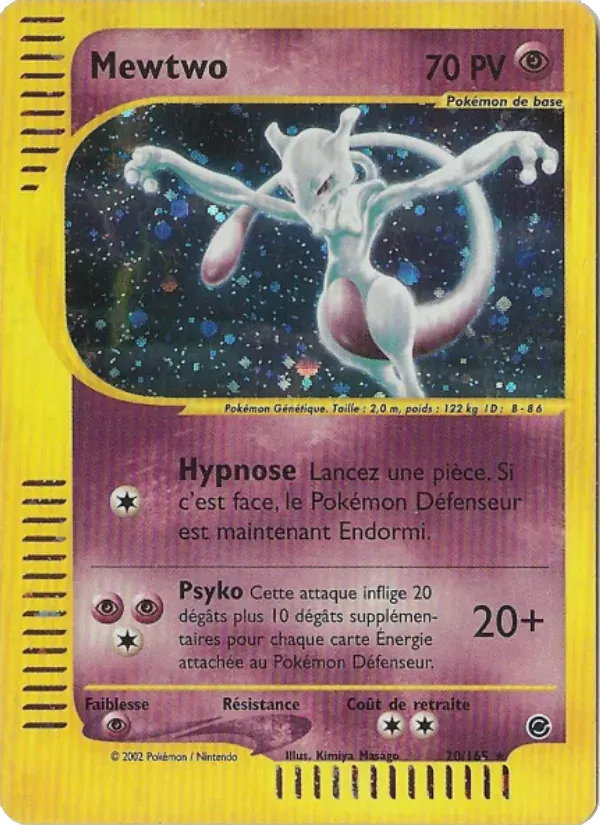 Mewtwo — Expedition 20 French Pokémon card
