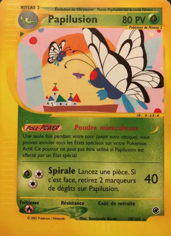 Papilusion — Expedition 38 French Pokémon card