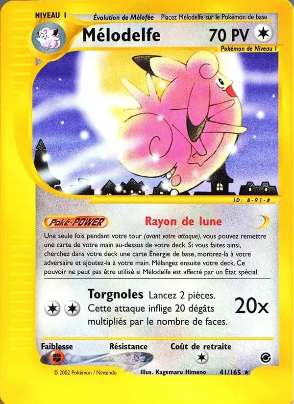 Mélodelfe — Expedition 41 French Pokémon card