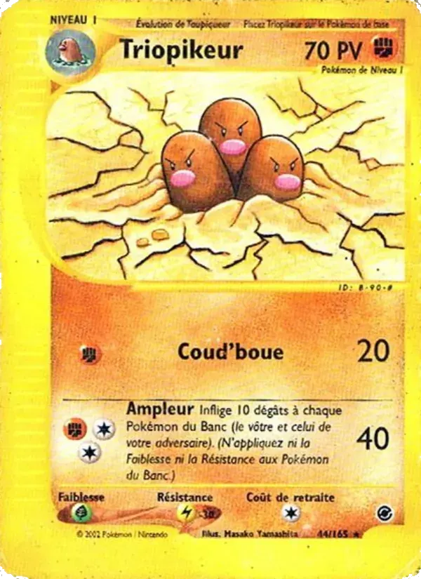 Triopikeur — Expedition 44 French Pokémon card