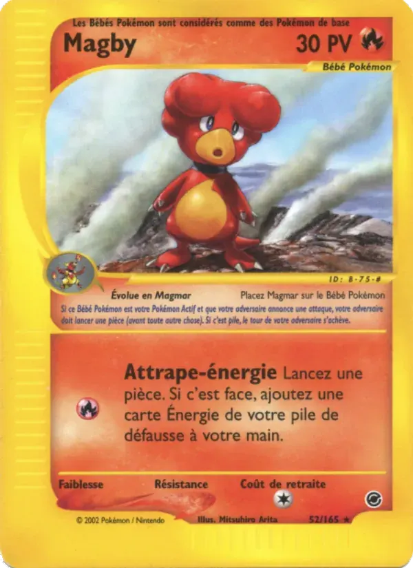 Magby — Expedition 52 French Pokémon card