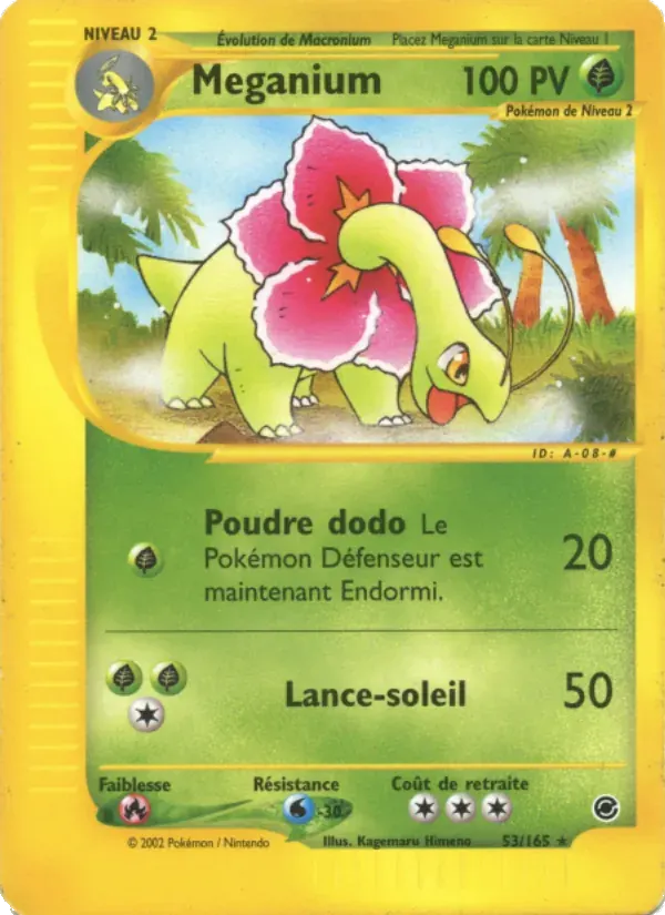 Méganium — Expedition 53 French Pokémon card