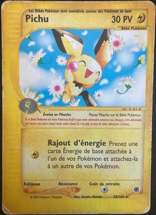 Pichu — Expedition 58 French Pokémon card