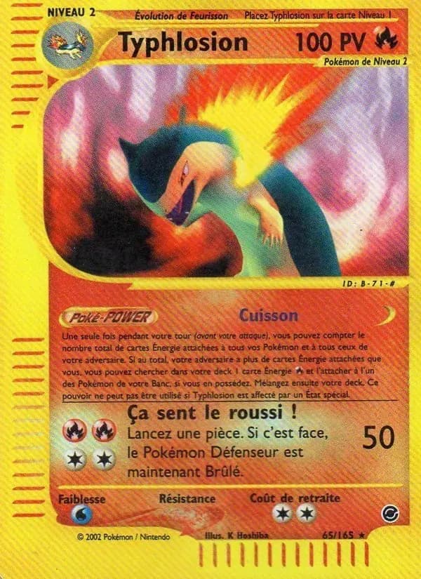 Typhlosion — Expedition 65 French Pokémon card