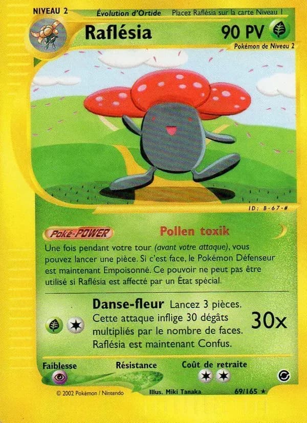 Raflésia — Expedition 69 French Pokémon card