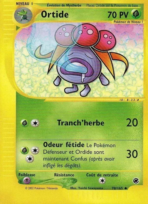 Ortide — Expedition 78 French Pokémon card