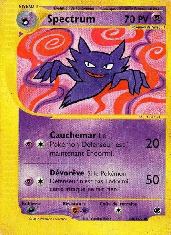 Spectrum — Expedition 80 French Pokémon card