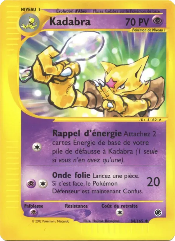 Kadabra — Expedition 84 French Pokémon card