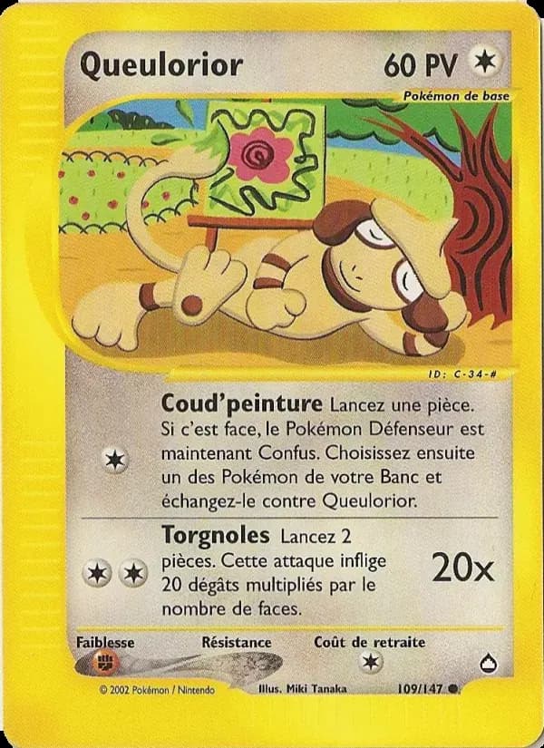 Queulorior — Aquapolis 109 French Pokémon card