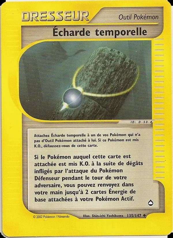 Écharde temporelle — Aquapolis 135 French Pokémon card