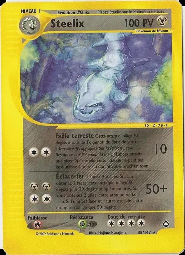 Steelix — Aquapolis 35 French Pokémon card