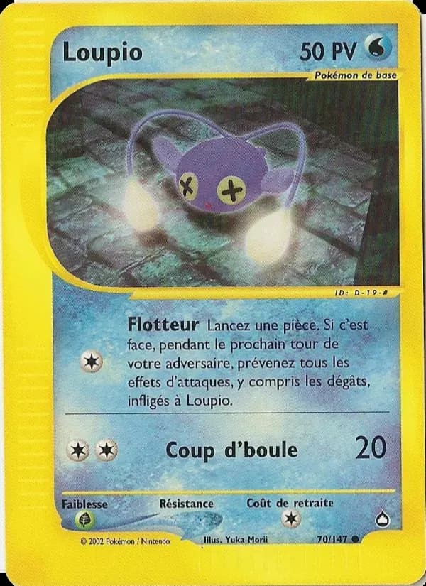Loupio — Aquapolis 70 French Pokémon card