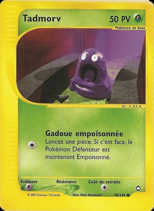 Tadmorv — Aquapolis 79 French Pokémon card