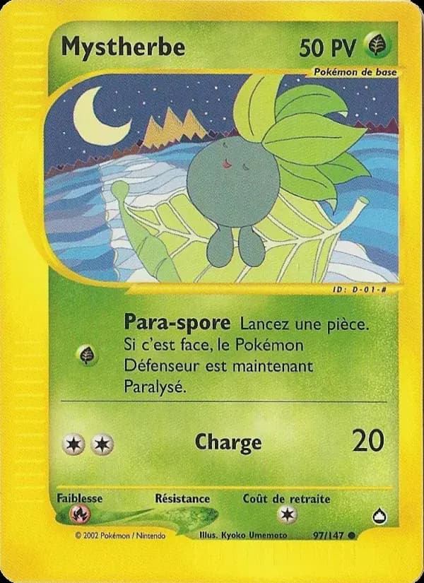 Mystherbe — Aquapolis 97 French Pokémon card