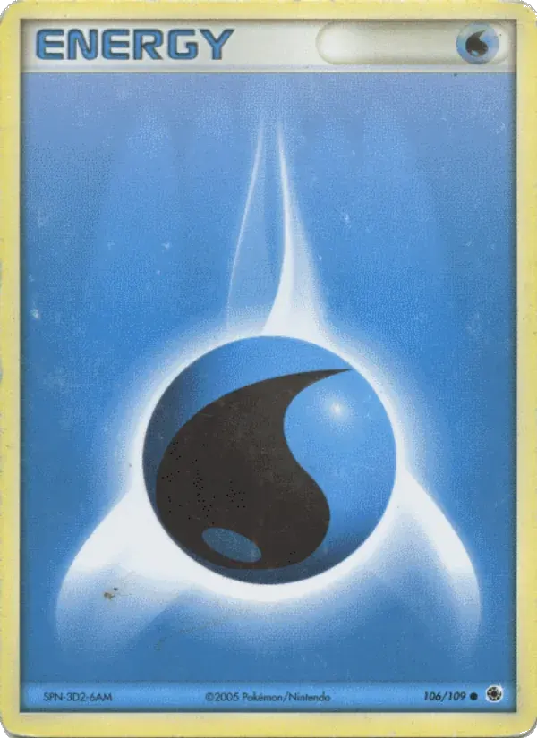 Énergie Eau — EX Rubis & Saphir 106 French Pokémon card