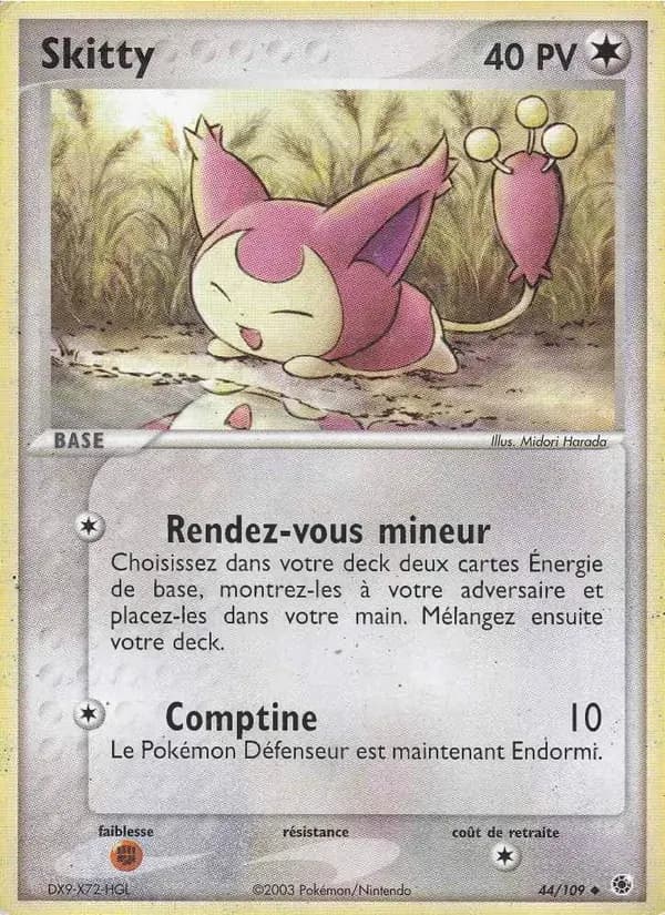 Skitty — EX Rubis & Saphir 44 French Pokémon card