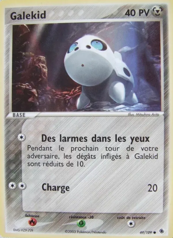 Galekid — EX Rubis & Saphir 49 French Pokémon card