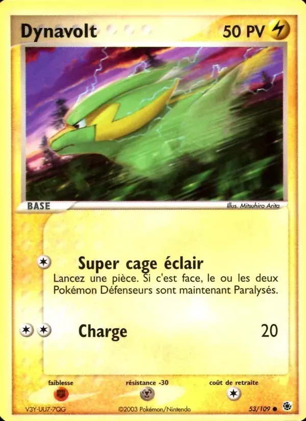 Dynavolt — EX Rubis & Saphir 53 French Pokémon card