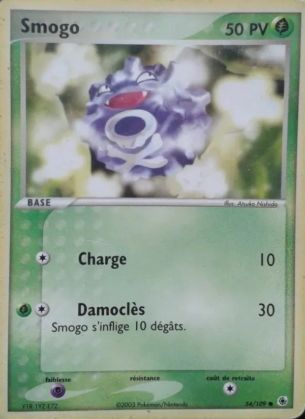 Smogo — EX Rubis & Saphir 54 French Pokémon card