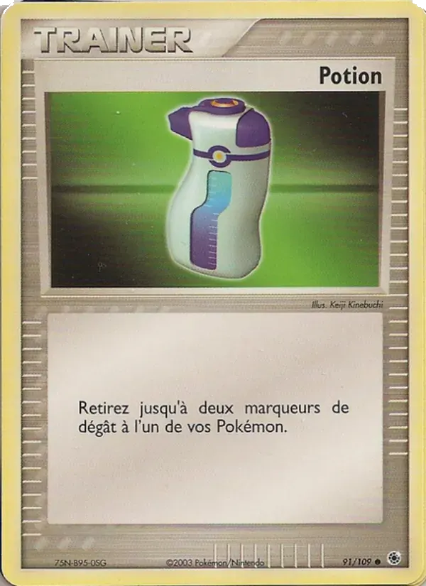Potion — EX Rubis & Saphir 91 French Pokémon card