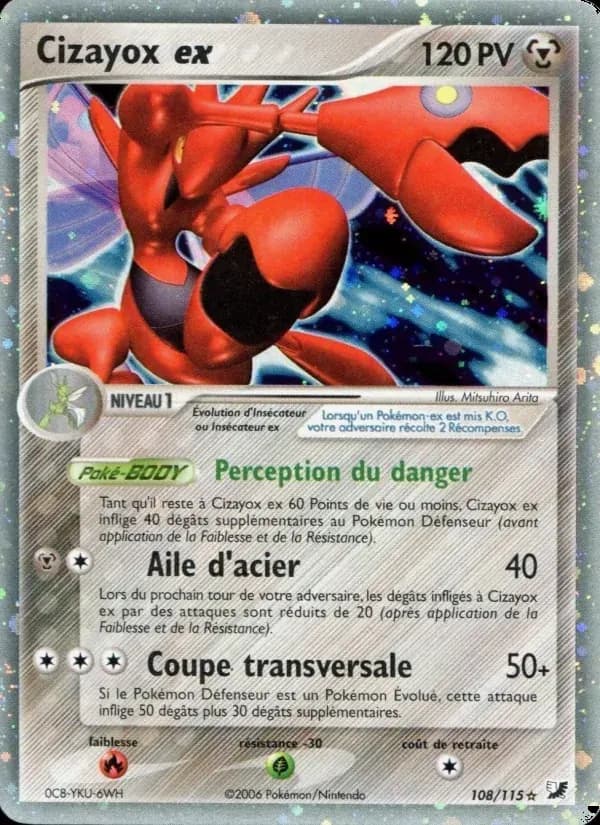 Cizayox ex — EX Forces Cachées 108 French Pokémon card