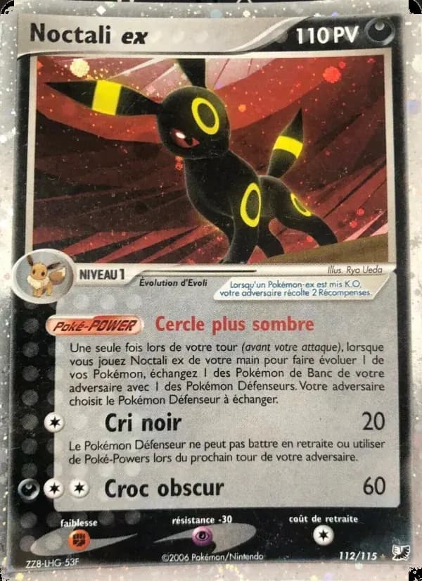 Noctali ex — EX Forces Cachées 112 French Pokémon card