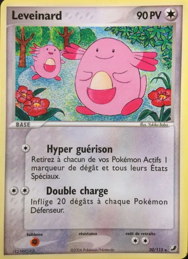 Leveinard — EX Forces Cachées 20 French Pokémon card
