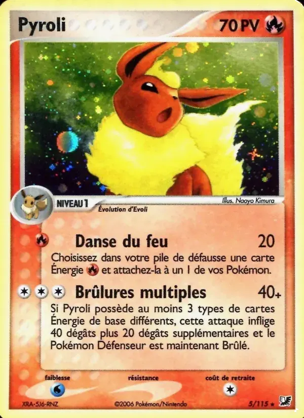 Pyroli — EX Forces Cachées 5 French Pokémon card