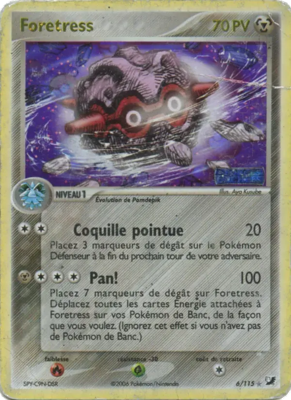 Foretress — EX Forces Cachées 6 French Pokémon card