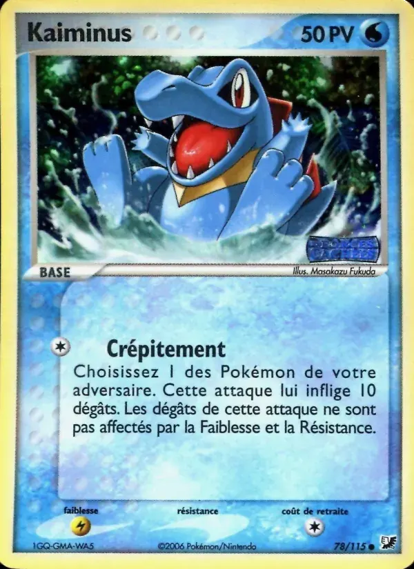 Kaiminus — EX Forces Cachées 78 French Pokémon card