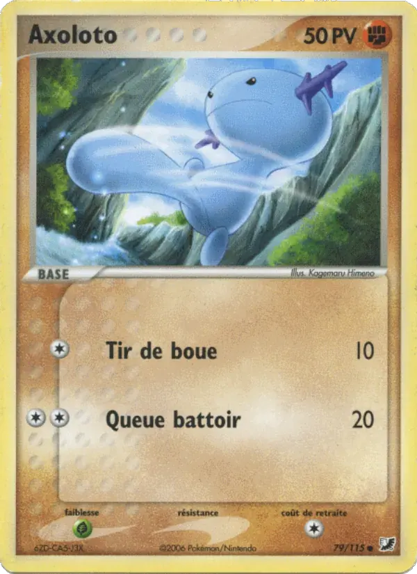 Axoloto — EX Forces Cachées 79 French Pokémon card