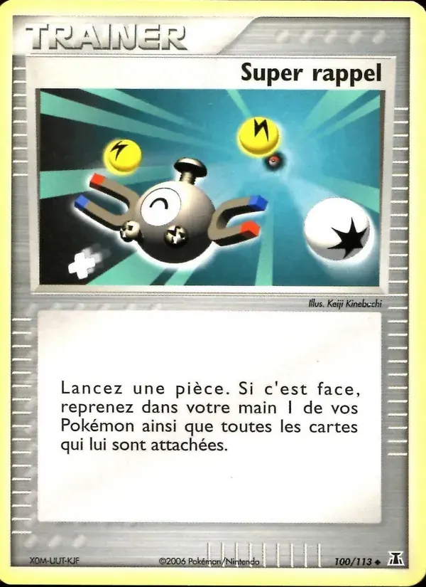 Super rappel — EX Espèces Delta 100 French Pokémon card
