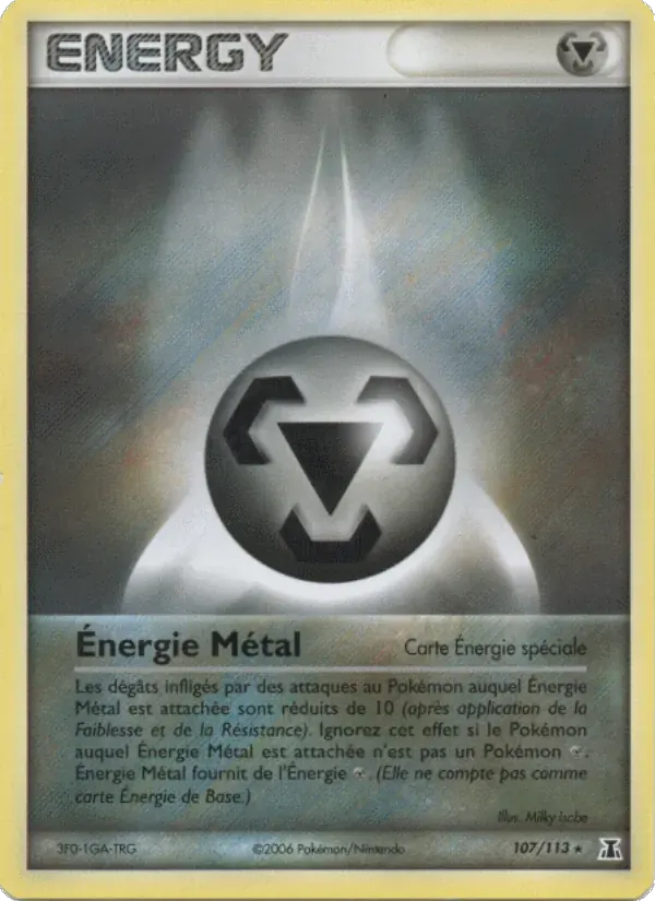 Énergie Métal — EX Espèces Delta 107 French Pokémon card