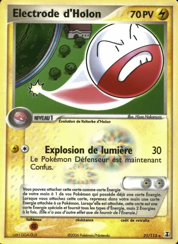 Electrode d'Holon — EX Espèces Delta 21 French Pokémon card