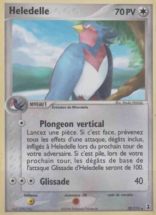 Hélédelle — EX Espèces Delta 32 French Pokémon card