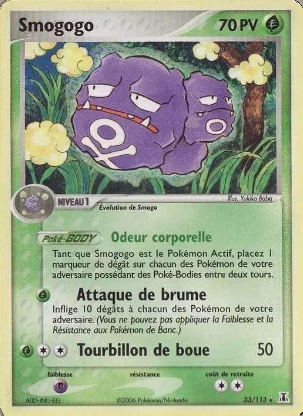 Smogogo — EX Espèces Delta 33 French Pokémon card