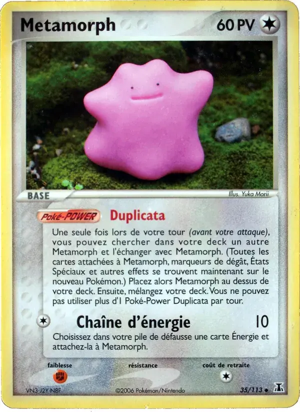 Métamorph — EX Espèces Delta 35 French Pokémon card