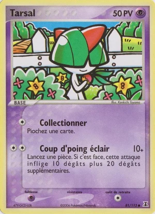 Tarsal — EX Espèces Delta 81 French Pokémon card