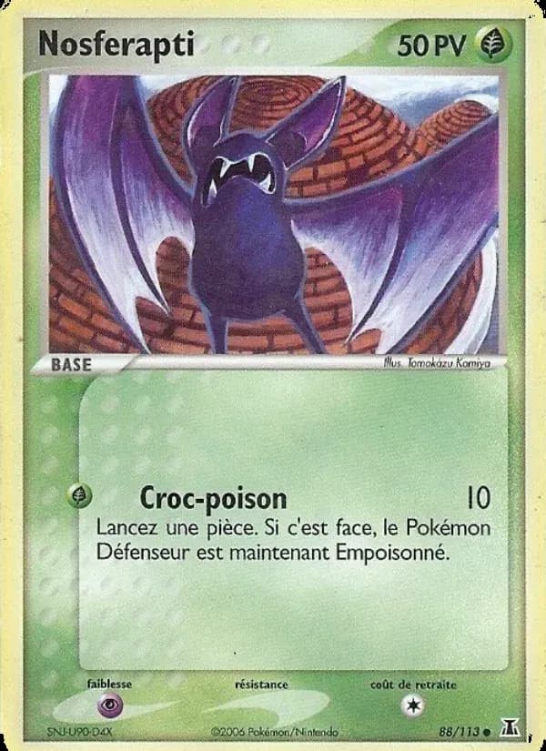 Nosferapti — EX Espèces Delta 88 French Pokémon card
