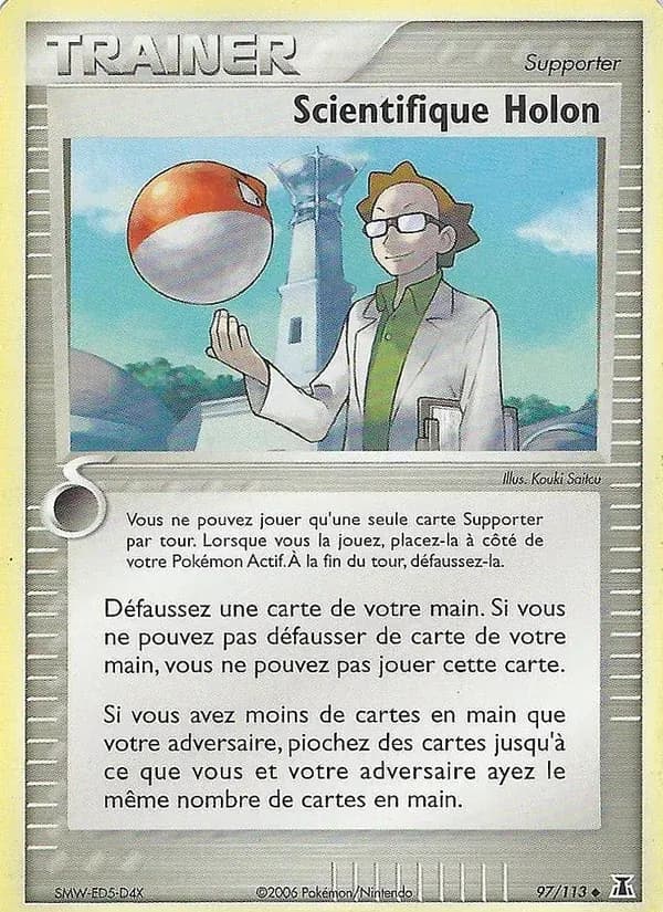 Scientifique Holon — EX Espèces Delta 97 French Pokémon card