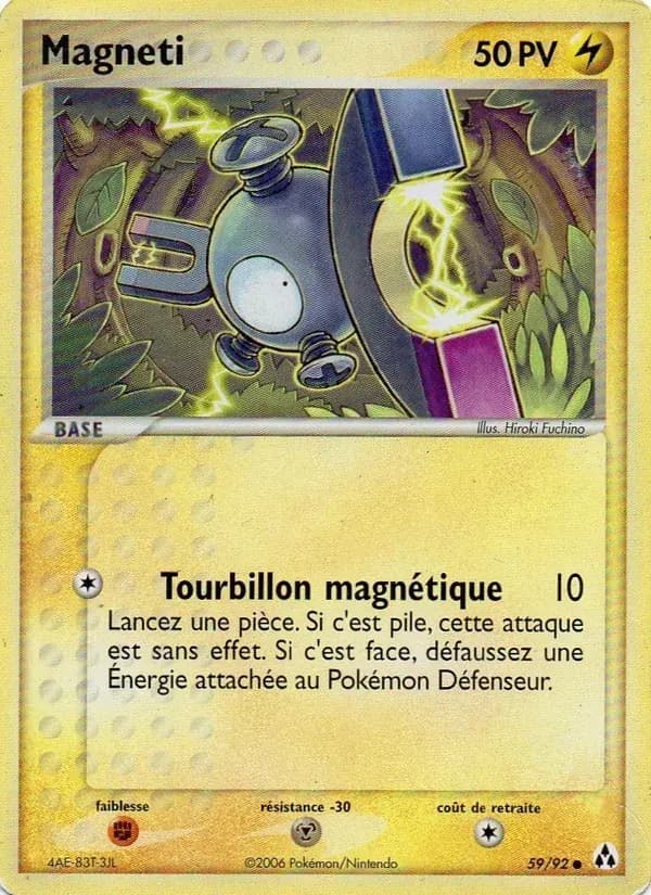 Magnéti — EX Créateurs de légendes 59 French Pokémon card