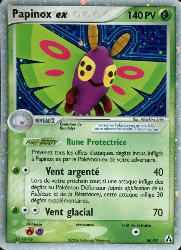 Papinox ex — EX Créateurs de légendes 86 French Pokémon card