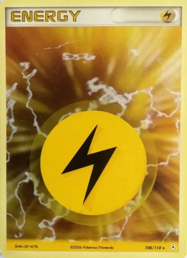 Énergie Électrique — EX Fantômes Holon 108 French Pokémon card