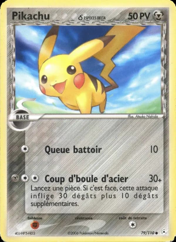 Pikachu δ — EX Fantômes Holon 79 French Pokémon card