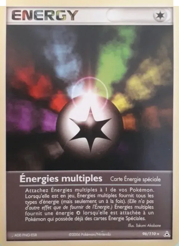 Énergies multiples — EX Fantômes Holon 96 French Pokémon card
