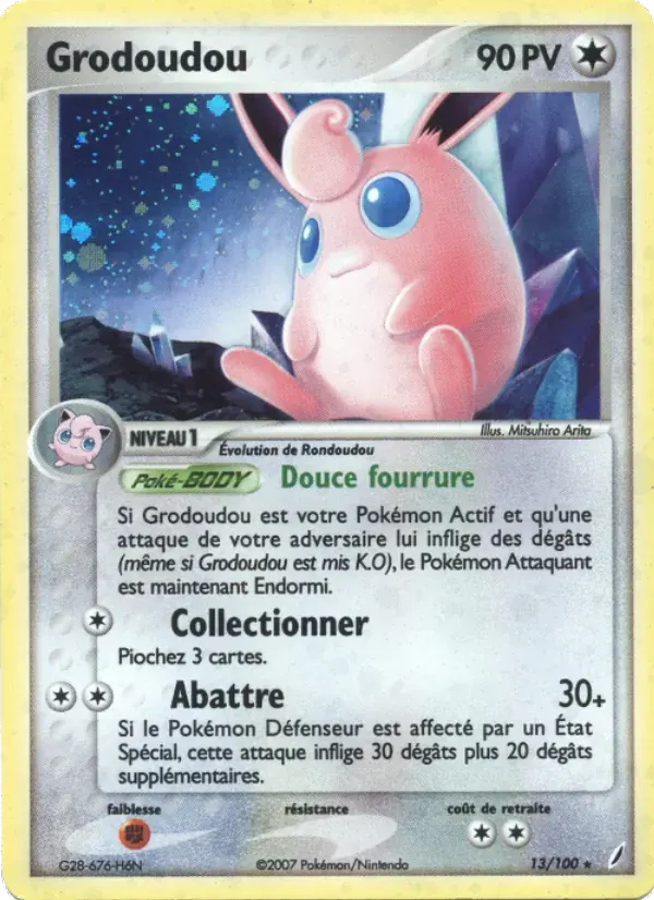 Grodoudou — EX Gardiens de Cristal 13 French Pokémon card