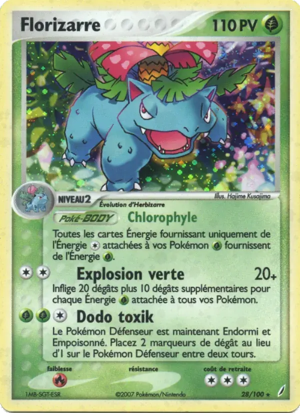 Florizarre — EX Gardiens de Cristal 28 French Pokémon card
